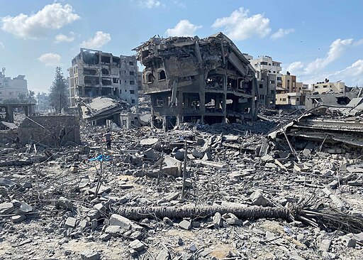 Destruction of homes in Gaza